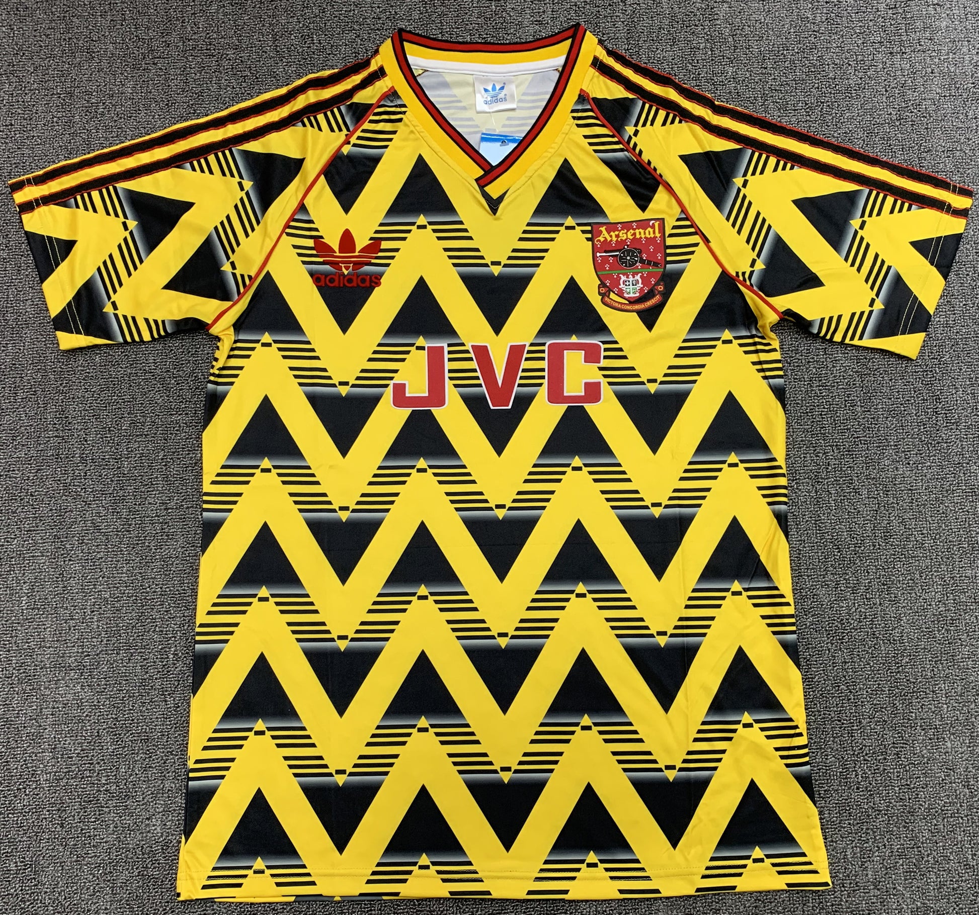 1991-92 Arsenal Away Football Shirt Fan version