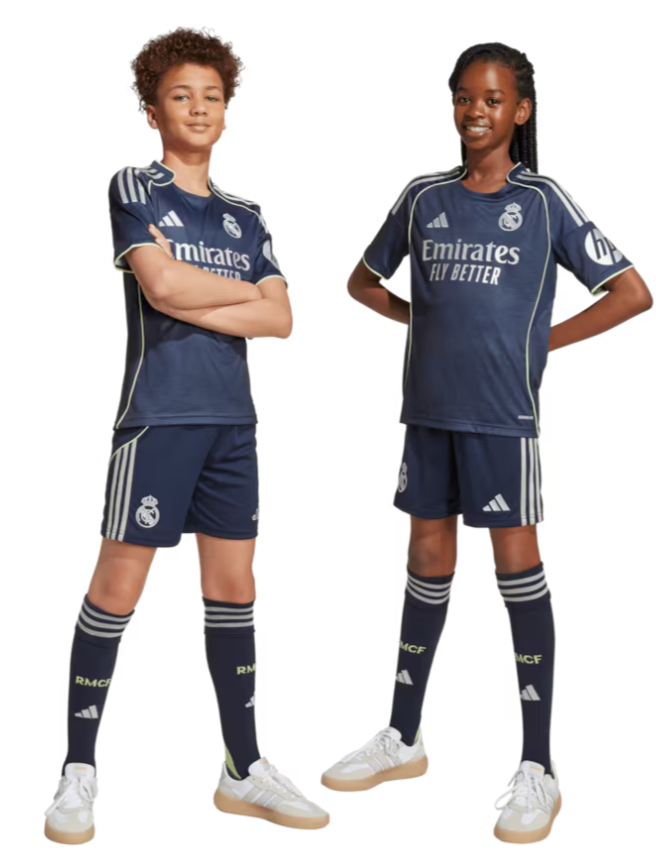 25/26 Real Madrid Away Football Shirt Kids Size