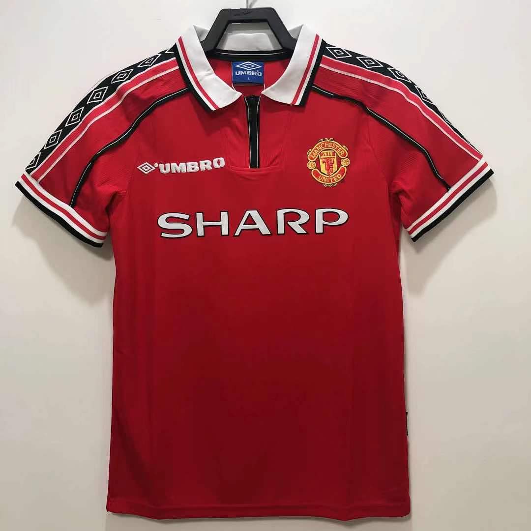 1998-99 Manchester United Home Football Shirt Fan version