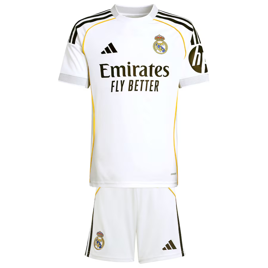 25/26 Real Madrid Home Football Shirt Kids Size
