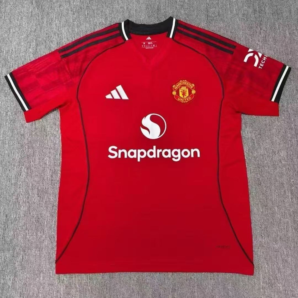 25/26 Manchester United Home Football Shirt Fan version