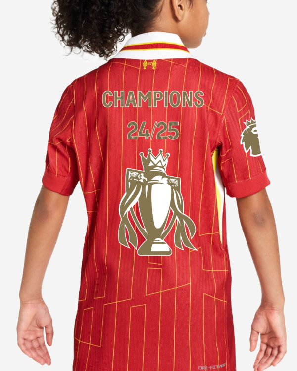 2024 Liverpool Champions Home Football Shirt Kids