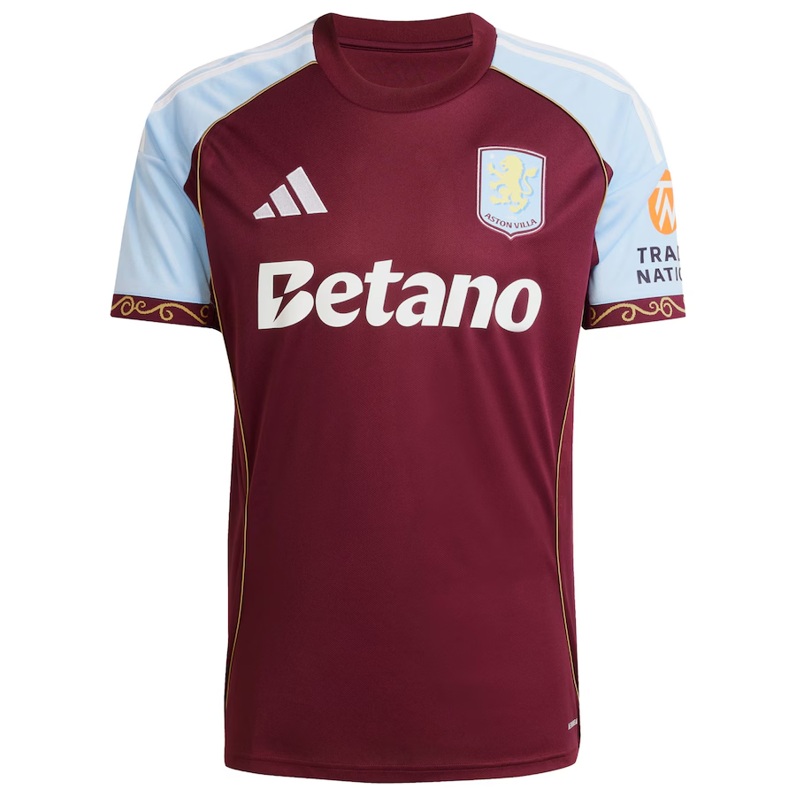 25/26 Aston Villa Home Football Shirt Fan version