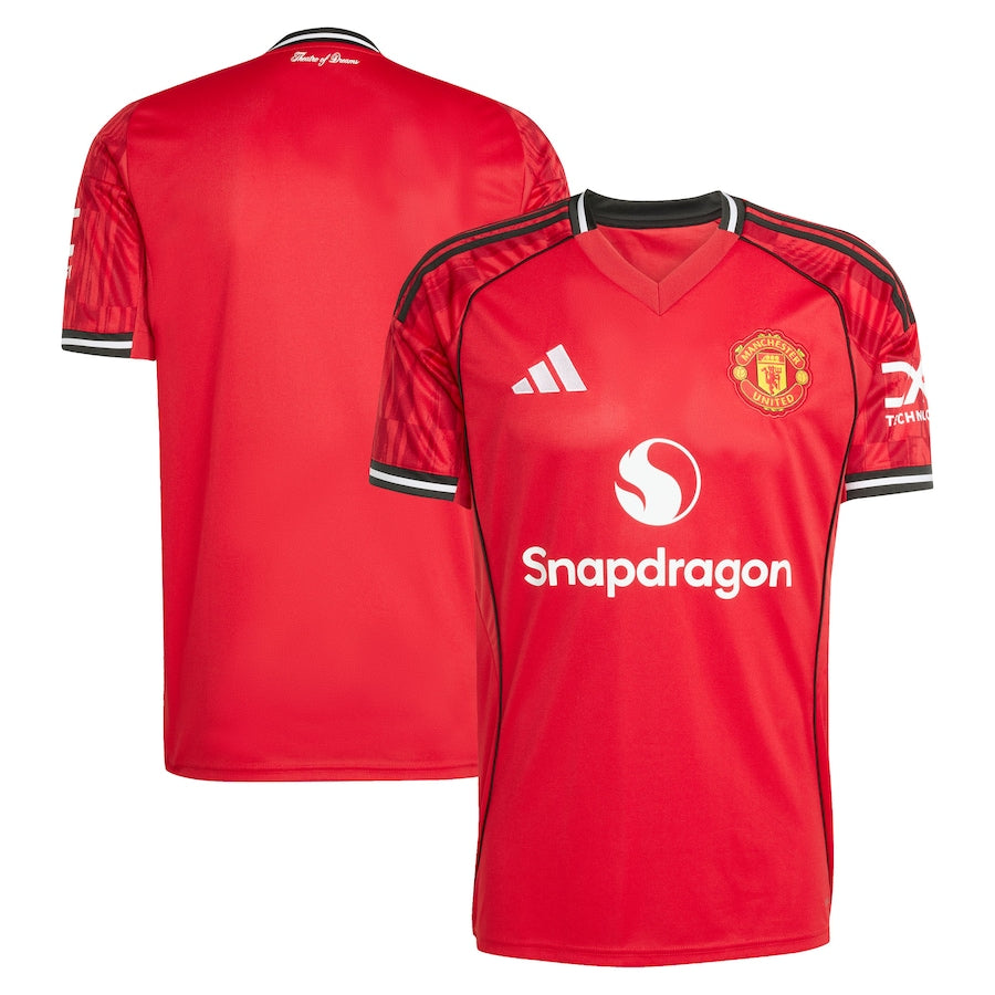 25/26 Manchester United Home Football Shirt Fan version