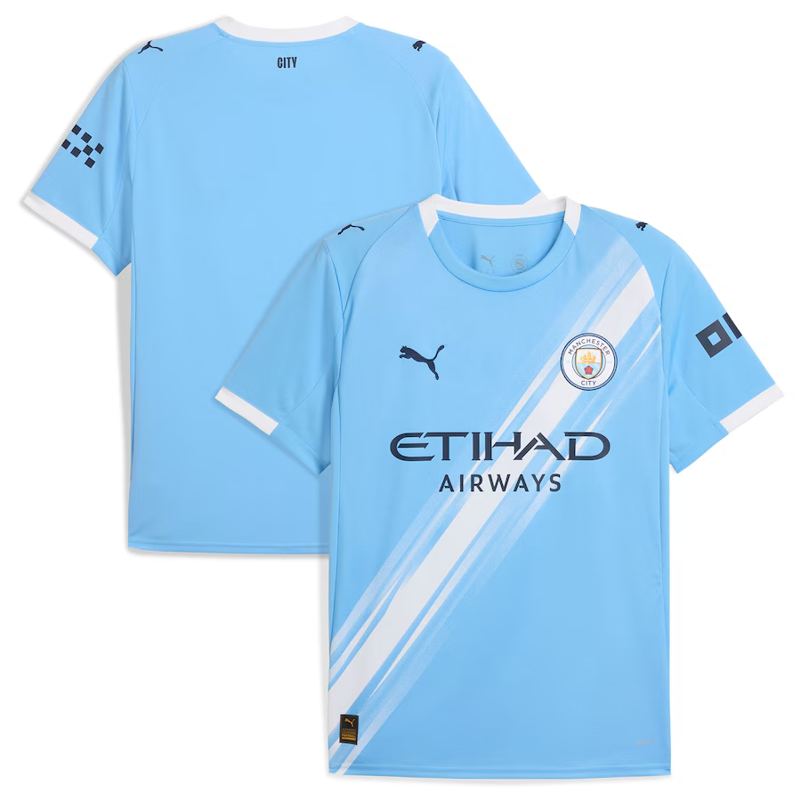 25/26 Manchester City Home Football Shirt Fan version
