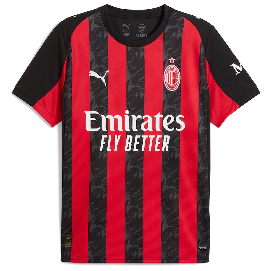 25/26 AC Milan Home Football Shirt Fan version