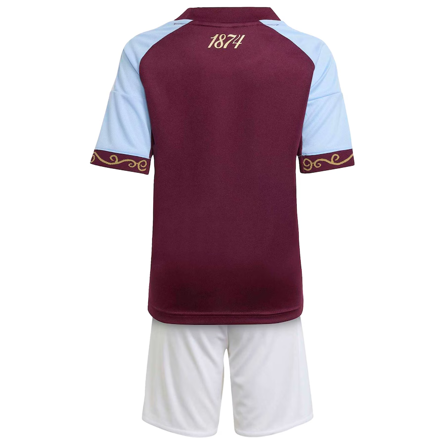 25/26 Aston Villa Home Football Shirt Kids Size