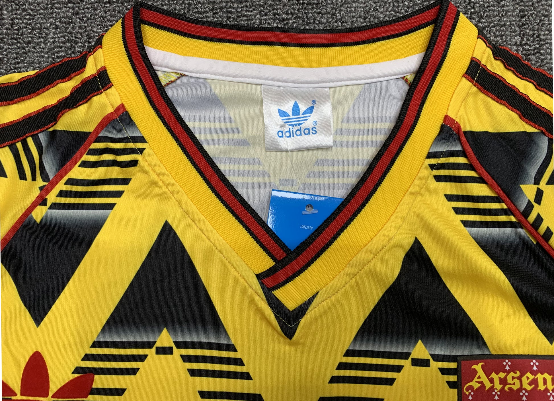1991-92 Arsenal Away Football Shirt Fan version
