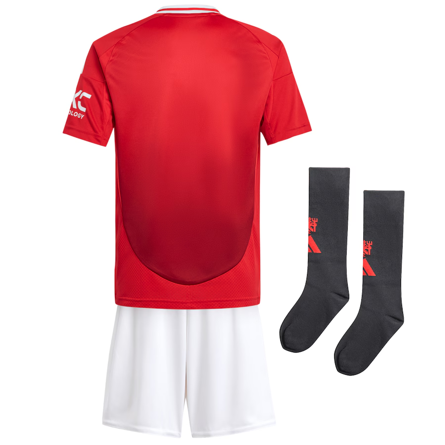2024 Manchester United Home Football Shirt Kids Size