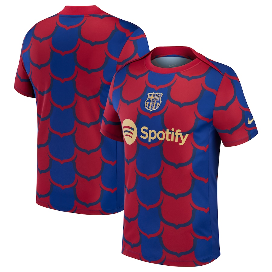 Barcelona Pre Match Top - Royal Blue