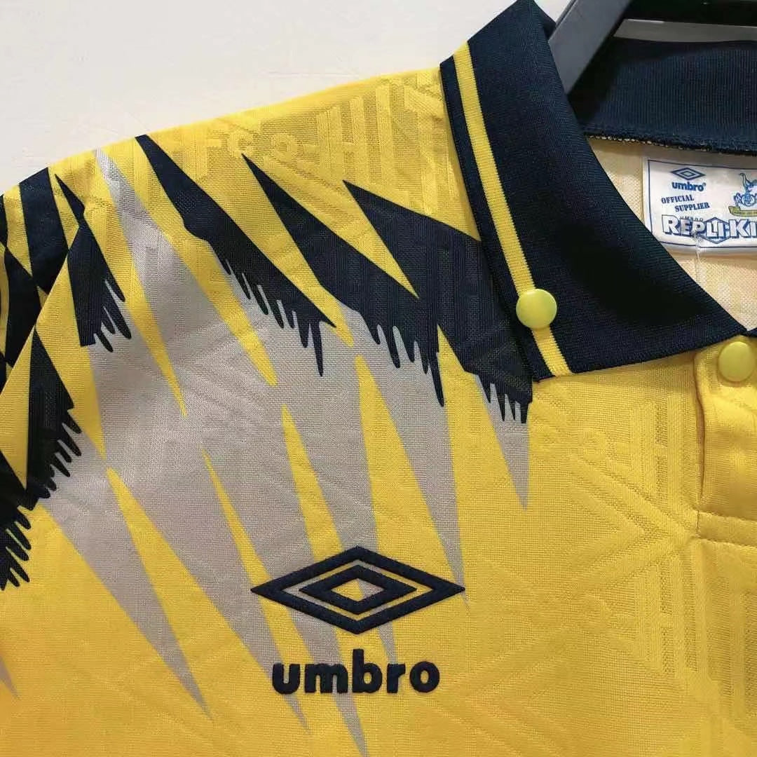 1992-93 Tottenham Hotspur Away Football Shirt Fan version