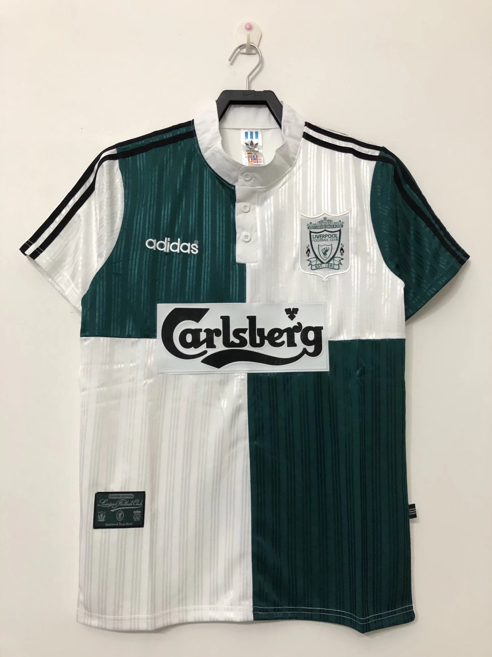 1995-96 Liverpool Away Football Shirt Fan version