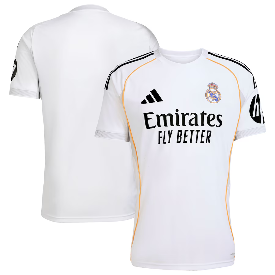 25/26 Real Madrid Home Football Shirt Fan version