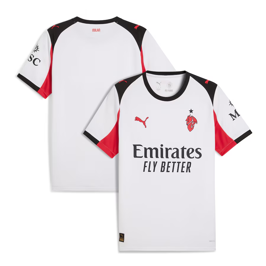 25/26 AC Milan Away Football Shirt Fan version