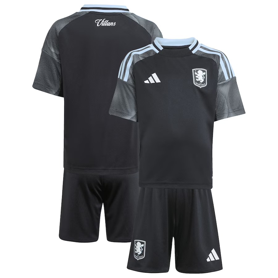 25/26 Aston Villa Away Football Shirt Kids Size