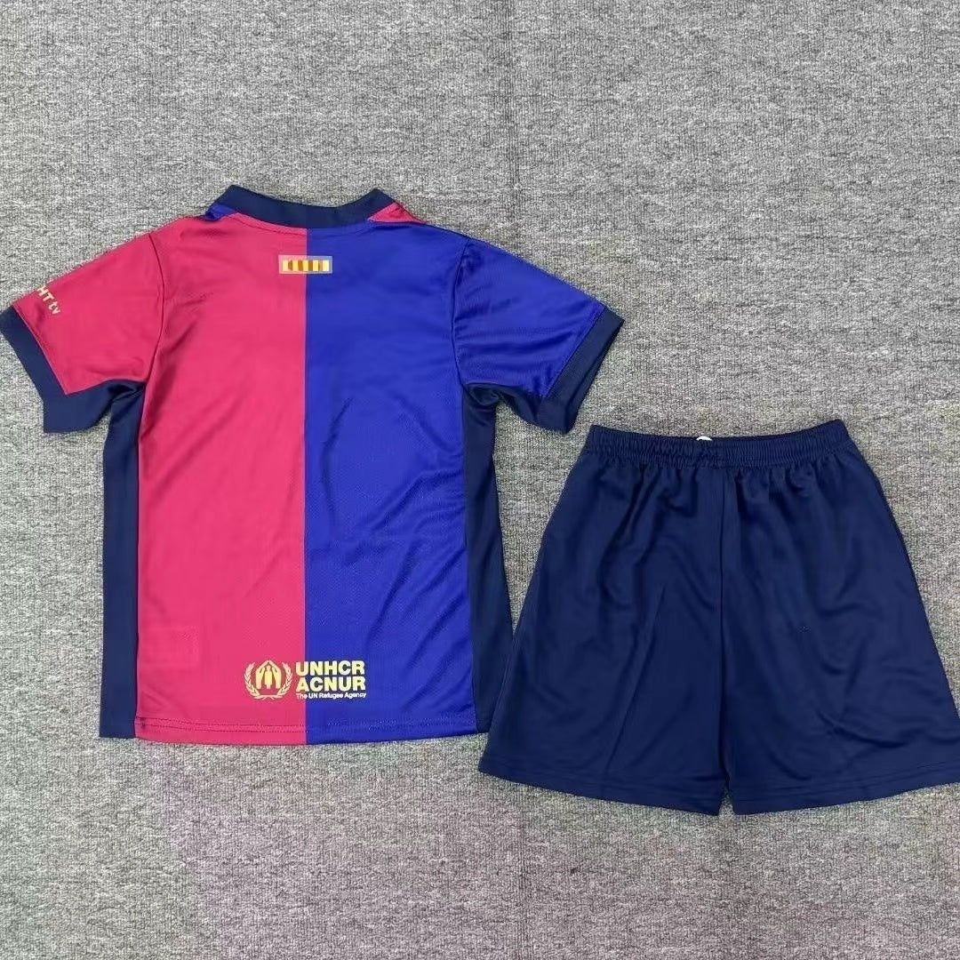 2024 FC Barcelona Home Football Shirt Kids Size