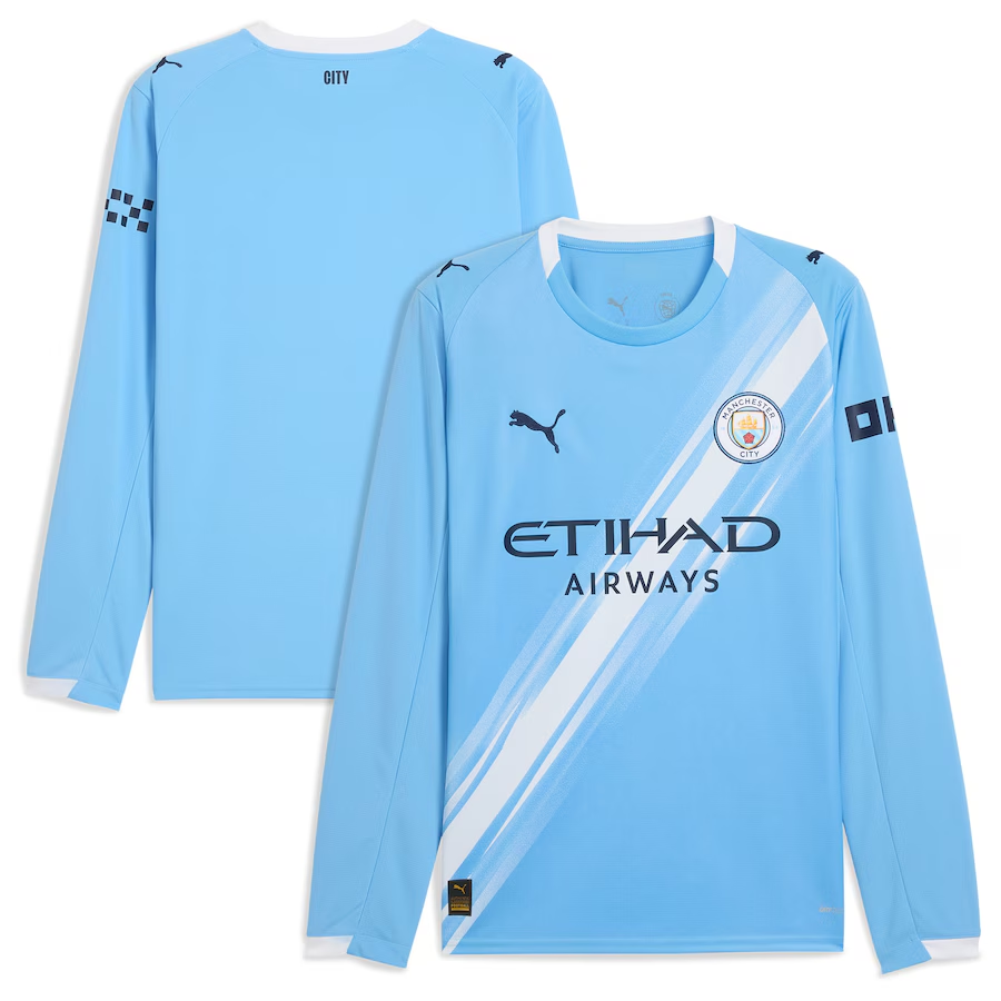25/26 Manchester City Home Long sleeves Fan version