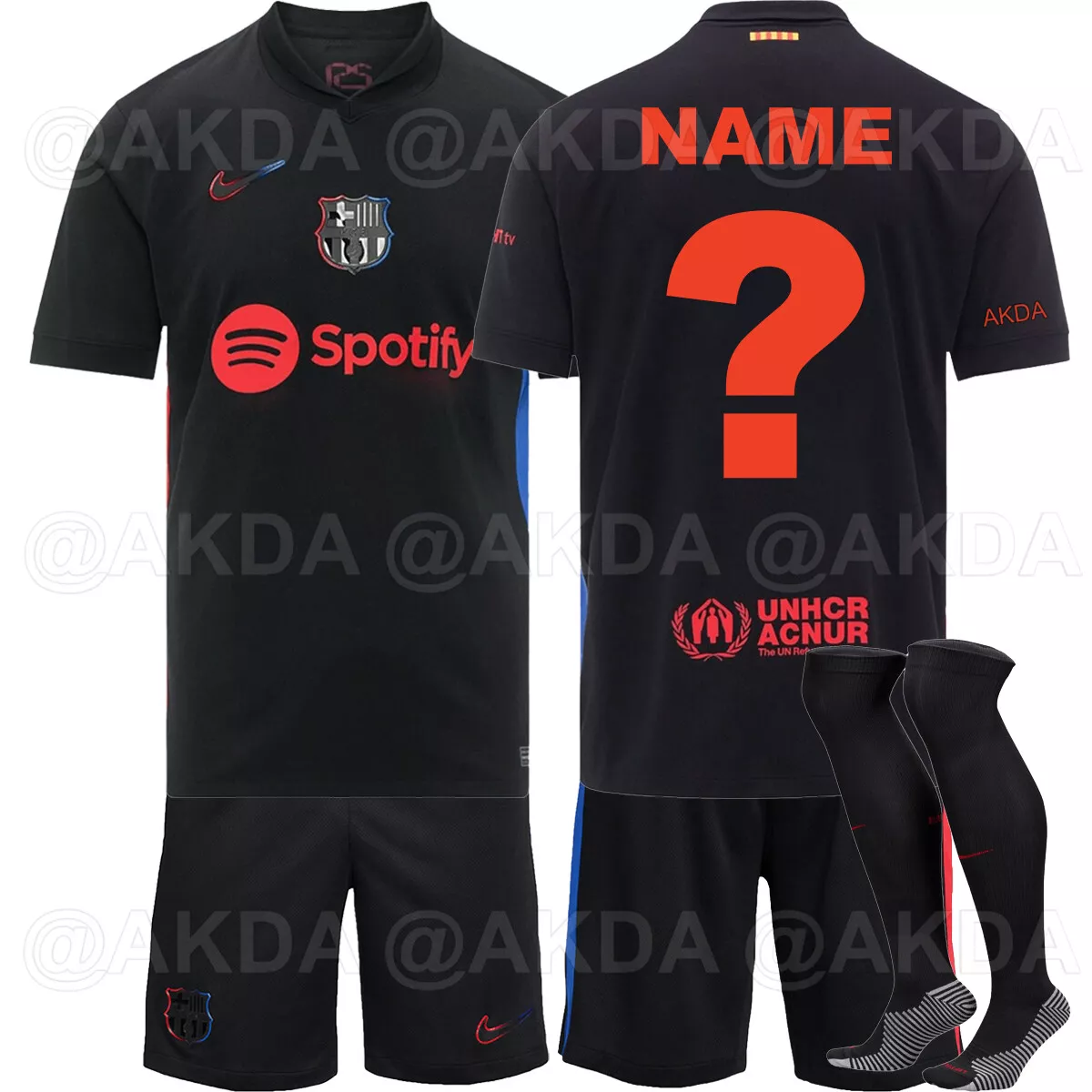 2024 FC Barcelona Away Football Shirt Kids Size