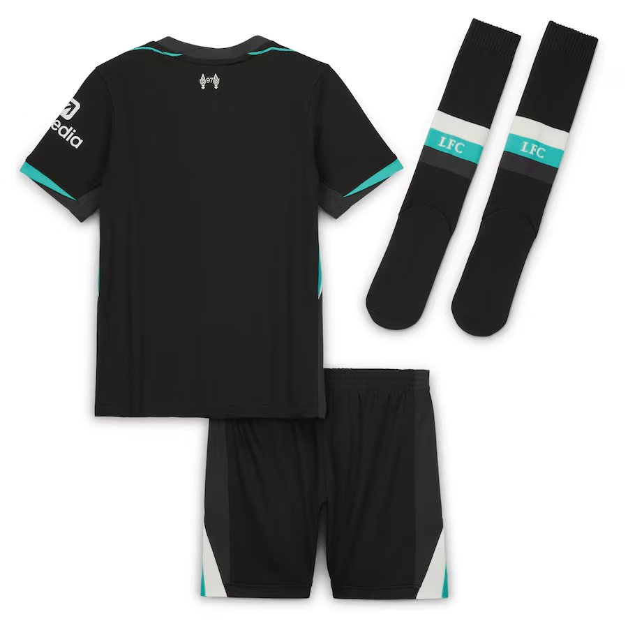 2024 Liverpool Away Football Shirt Kids Size
