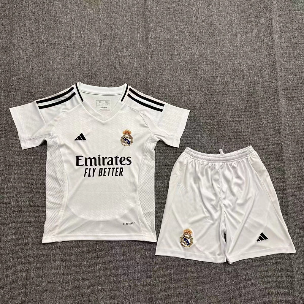 2024 Real Madrid Home Football Shirt Kids Size
