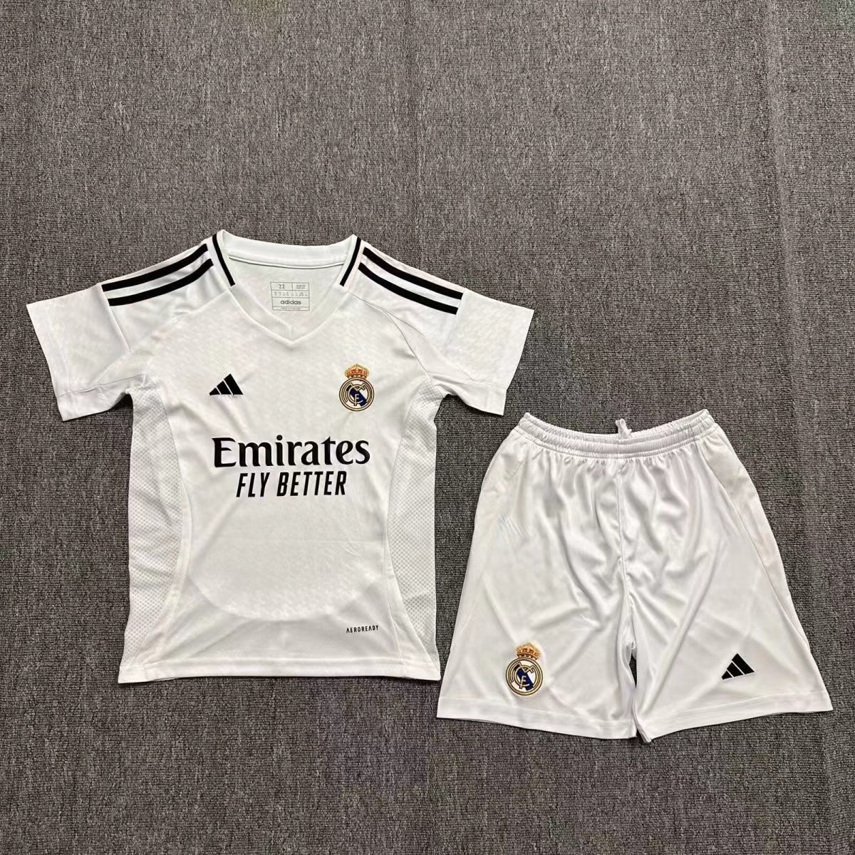 2024 Real Madrid Home Football Shirt Kids Size
