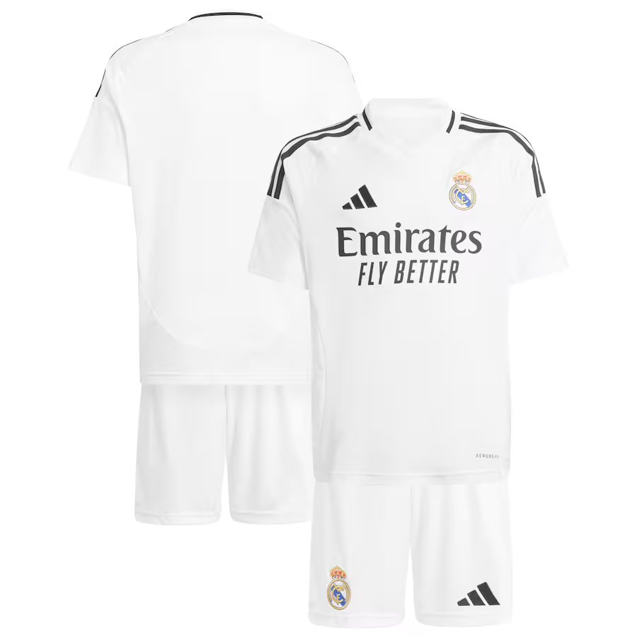 2024 Real Madrid Home Football Shirt Kids Size