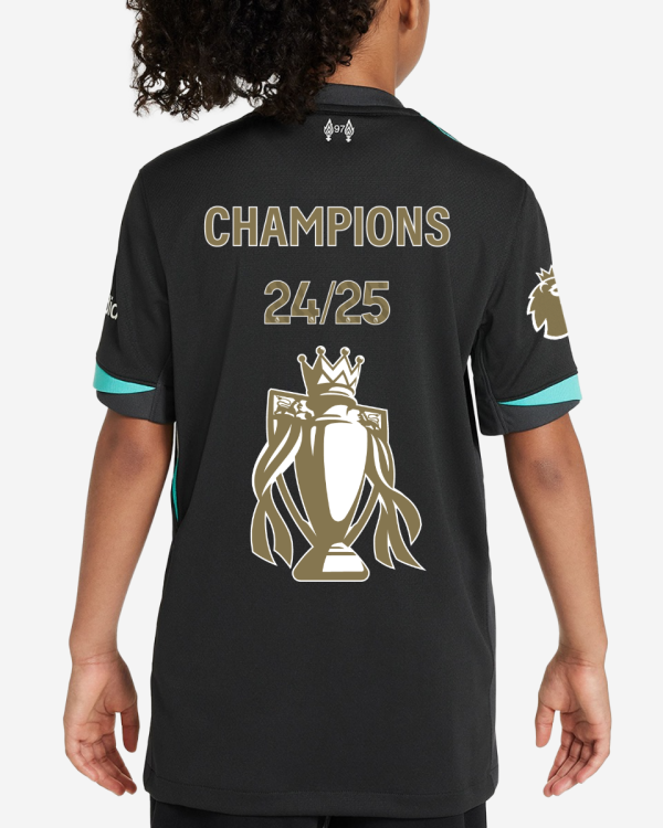 2024 Liverpool Champions Away Football Shirt Kids
