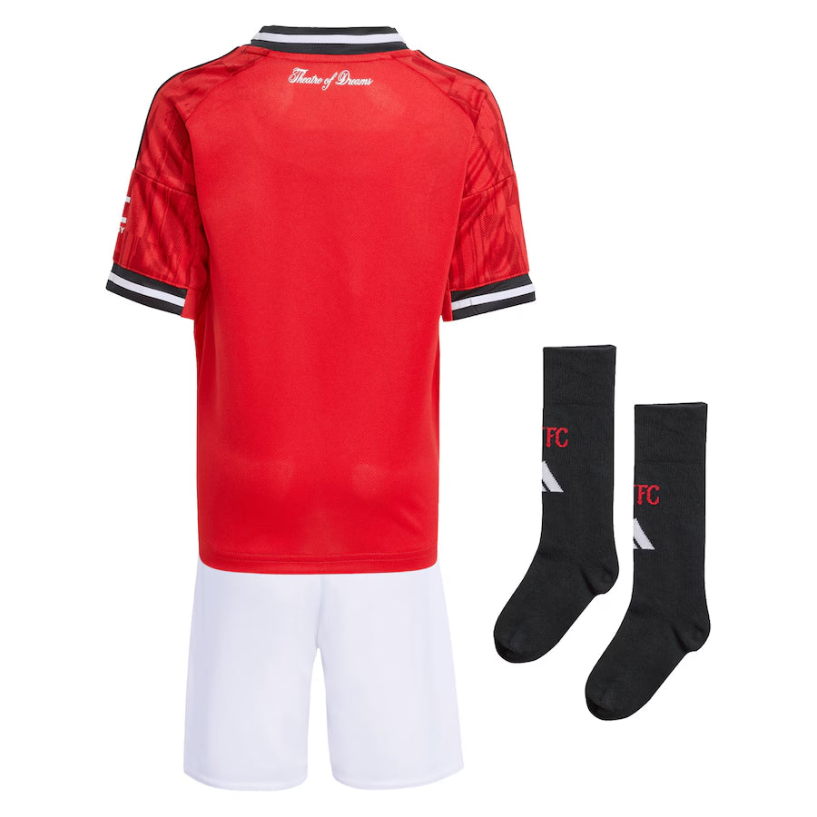 Kids 25/26 Manchester United Home Football Shirt