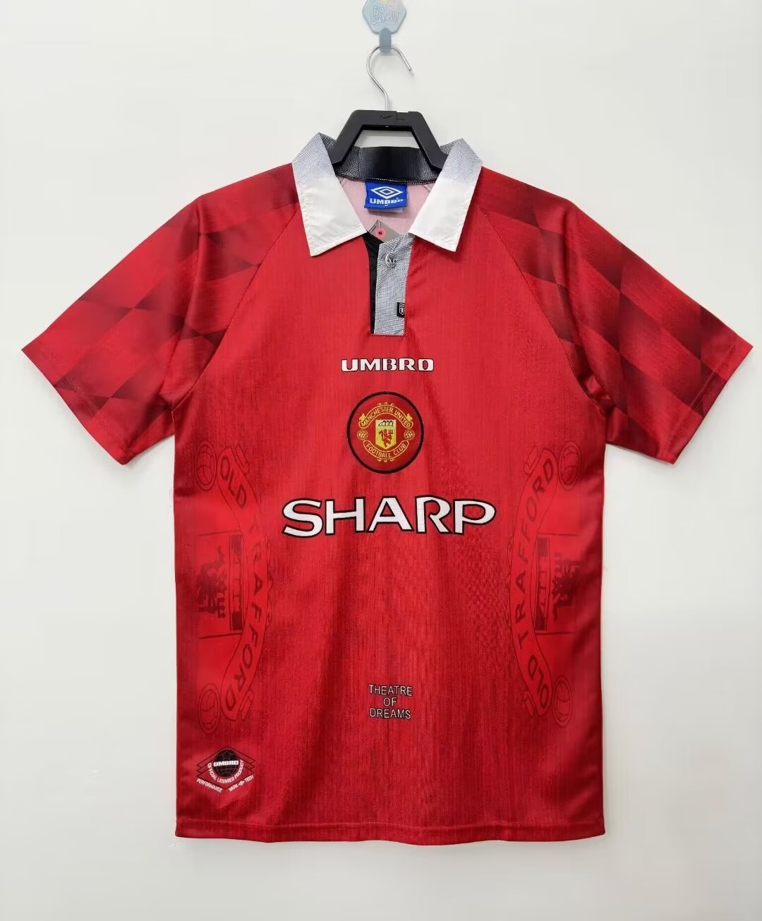 1996-97 Manchester United Home Football Shirt Fan version
