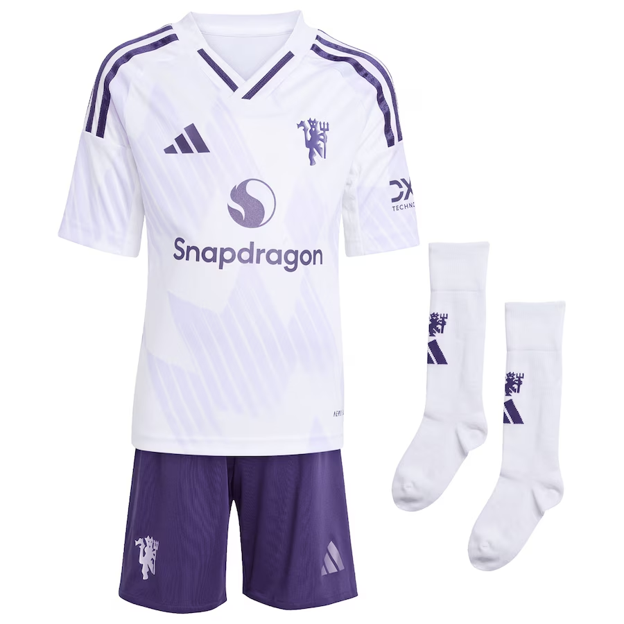 25/26 Manchester United Away Football Shirt Kids Size