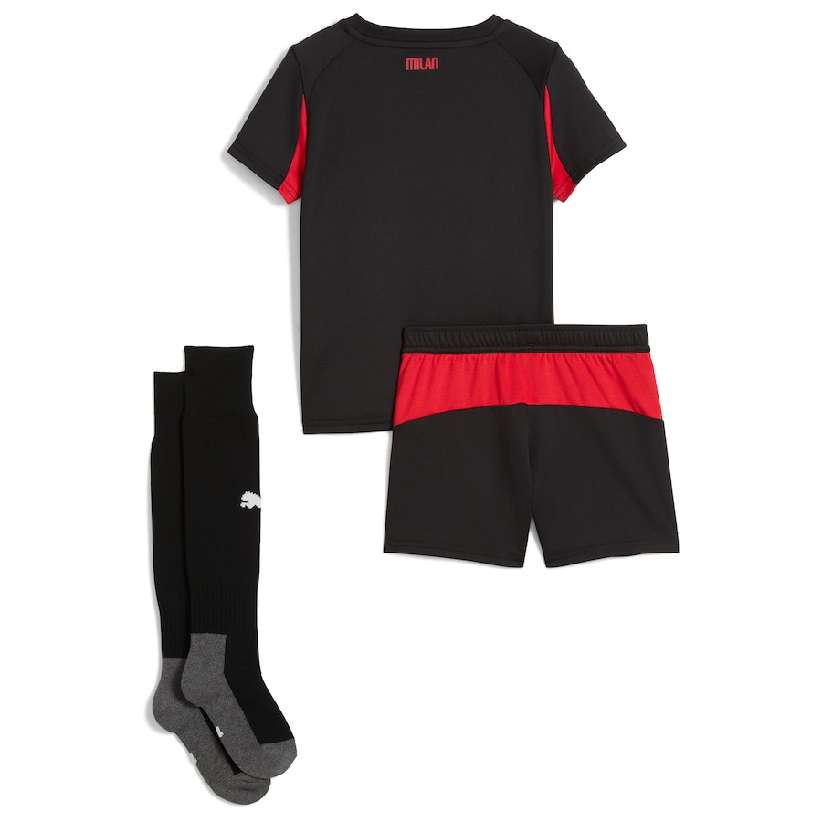 25/26 AC Milan Home Football Shirt Kids Size
