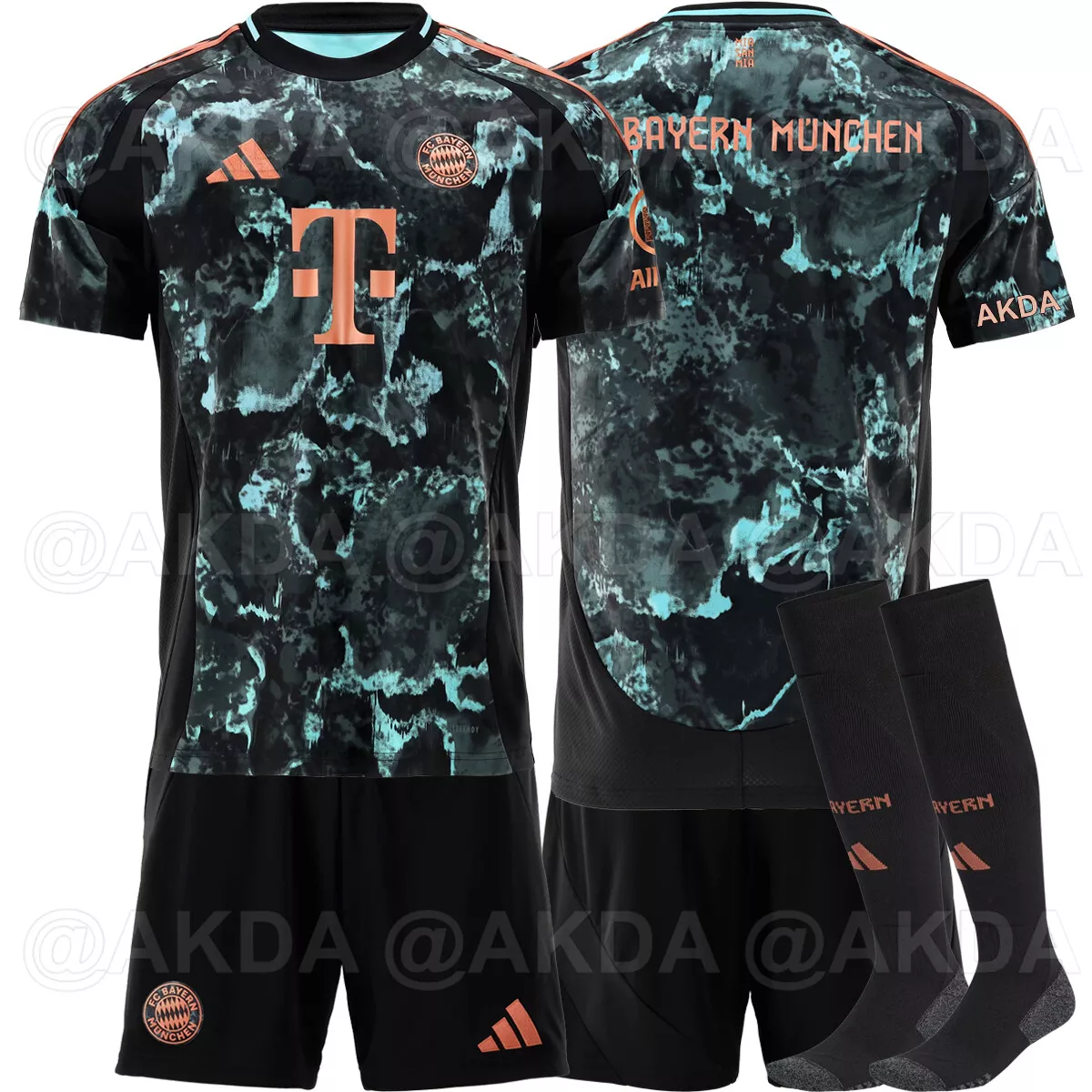 2024 Bayern Munich Away Football Shirt Kids Size