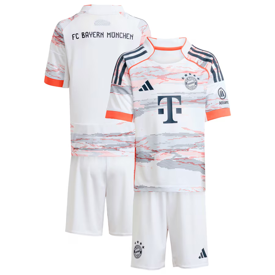 25/26 Bayern Munich Away Football Shirt Kids Size