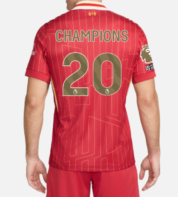 2024/2025 Liverpool Champions Home Football Jersey